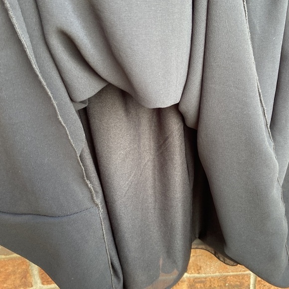 🍀3 for $25🍀Angel Eye London Black and Animal Print Dress with Collar Size M - Picture 4 of 11